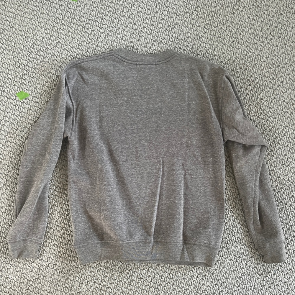 Sub_Urban Riot Heather Gray Sweatshirt with Gold Print - Picture 3 of 5